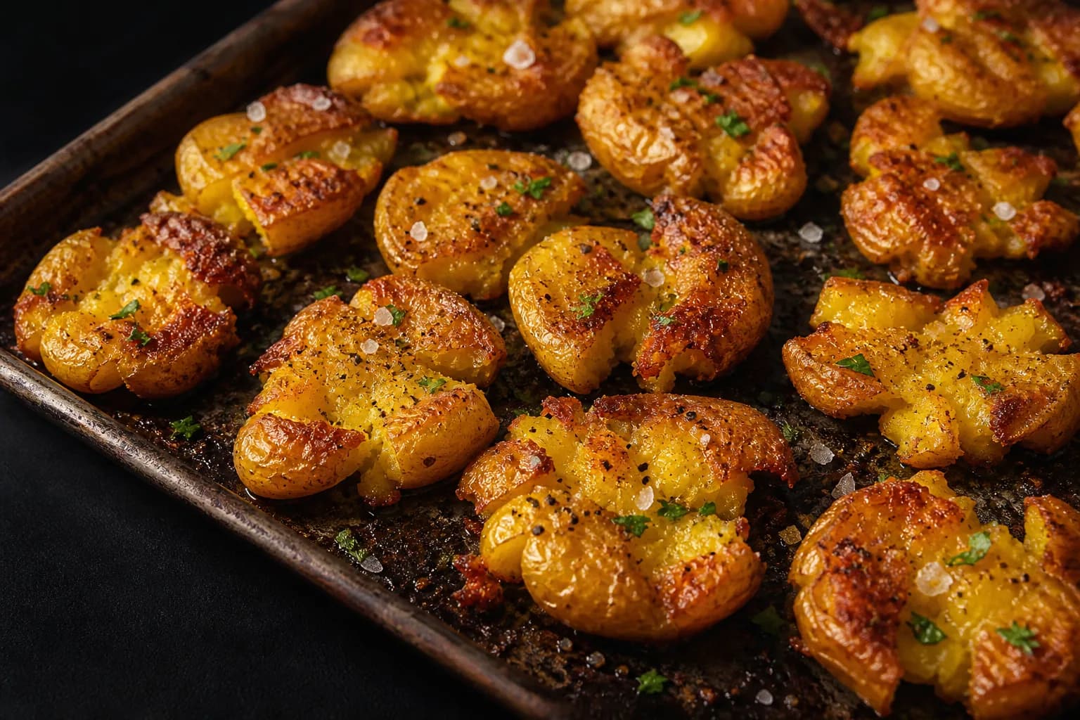Crispy Smashed Potatoes